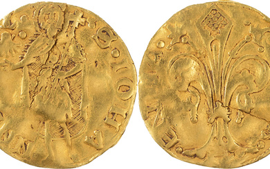 World Coins Itália Florin D'or - AU. ".FLOR. .ENTIA"...