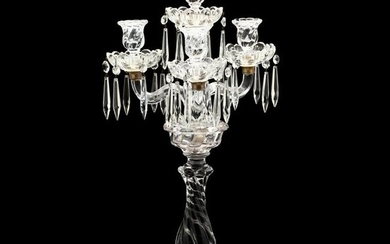 att. Baccarat, Vintage Crystal Candelabra