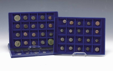 collection of 60 Romain coins, thereof 20...