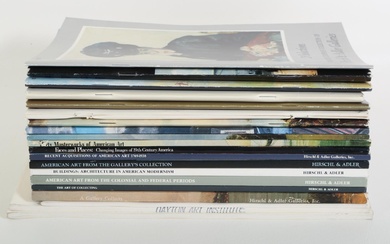 iGavel Auctions: Group of Twenty Hirschl & Adler Art Gallery Catalogs, 1960s-1980s, American Art and More FR3SHLM