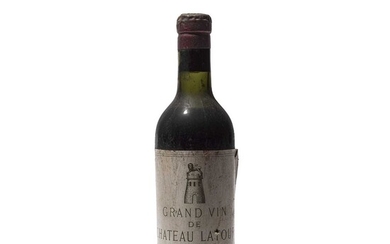 1 half-bottle 1925 Ch Latour