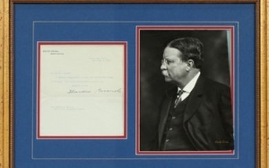 THEODORE ROOSEVELT SIGNED LETTER C. 1904 6.25
