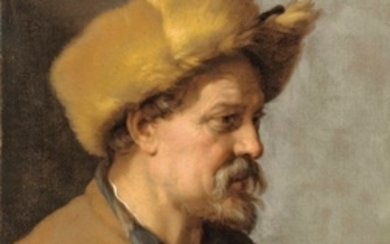 Attributed to Abraham Bloemaert (Gorinchem 1566-1651 Utrecht), A man in a fur hat