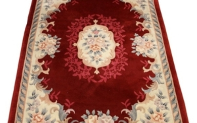 CHINESE HAND KNOTTED WOOL RUG