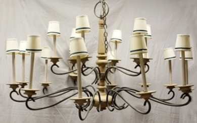 J. L. HUDSON DETROIT DEPARTMENT STORE CHANDELIER FORMERLY HUNG AT STORE ENTRANCE 36 DIA 56
