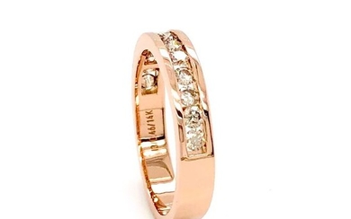 14 kt. Pink gold - Ring - 0.46 ct Diamond