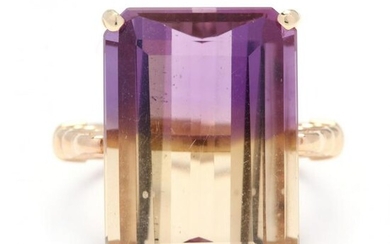 14KT Gold and Ametrine Ring