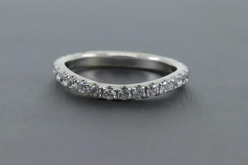 14Kt White Gold Diamond Eternity Ring