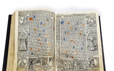 176 Illustrated pages on PARCHMENT - Book of Hours - Heures a l'Usaige de Rome - 1515