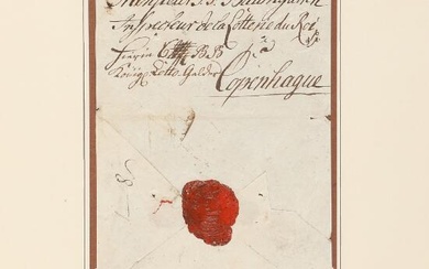 1769. BANCO-cover from Heiligenhafen. Mounted on an exhibition page [ ✉ ]