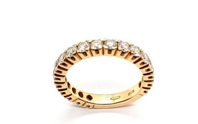 18 kt. Pink gold - Ring Diamond
