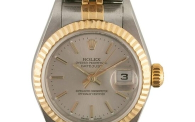 18k Gold & Steel Ladies Rolex Datejust 79173 Watch