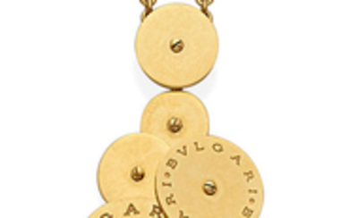 An 18k gold "Cicladi" pendant/necklace,, Bulgari