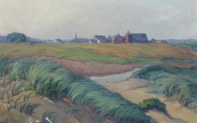 Agnes Lodwick (American, 20th century) Rural Landscape
