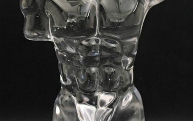 "DINO ROSIN" ITALIAN 1948 ART GLASS NUDE SCULPTURE