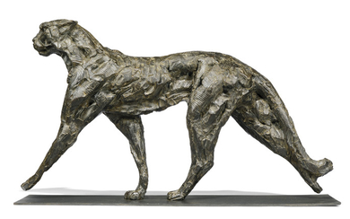 Dylan Lewis (b. 1964), Walking cheetah IV maquette
