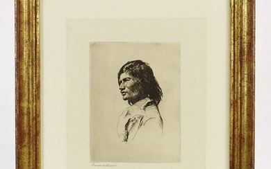 Frank Benson (1862-1951), Nascapee Indian