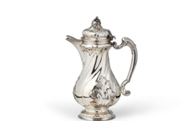 A Genoan silver coffee pot