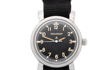 Jaeger-LeCoultre. A military issue stainless steel automatic wristwatch Circa 1950