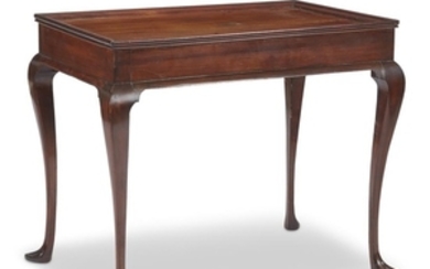 Queen Anne rectangular top mahogany tea table manner of...