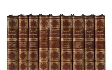 Shakespeare, William Works London: Chapman and Hall, 1875-1876. Edited...