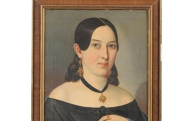 Spanish School (circa 1850) Portrait of a lady