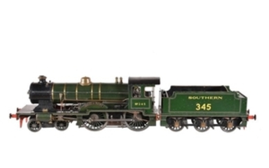 A well-engineered live steam 5 inch gauge model of a L1 Class Southern Railway 4-4-0 tender locomotive ‘Maid of Kent’ No 345