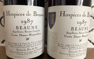 1987 Beaune "Cuvée Dames Hospitalieres" - Hospices de Beaune - Bourgogne - 2 Bottles (0.75L)