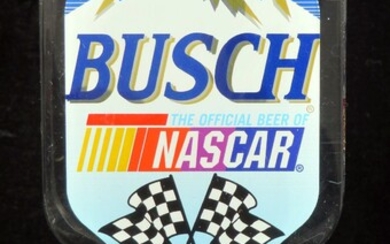 1990s Busch Beer NASCAR Auto Racing 6¾ inch Acrylic Tap Handle