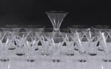 20 Clear Glass Oversized Martinis