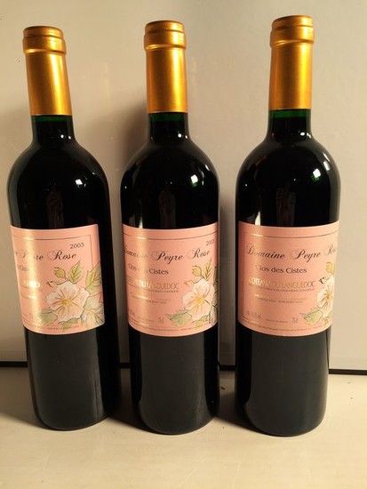 2003 Domaine Peyre Rose, "Clos des Cistes" - Languedoc - 3 Bottles (0.75L)