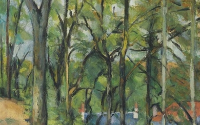 Paul Cézanne (1839-1906), La côte Saint-Denis à Pontoise