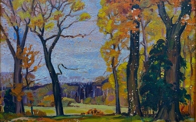 20thc. American School, Autumn Landscape