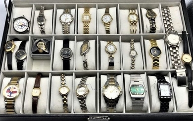 [24] Twenty Four Assorted Wristwatches - Big Variety