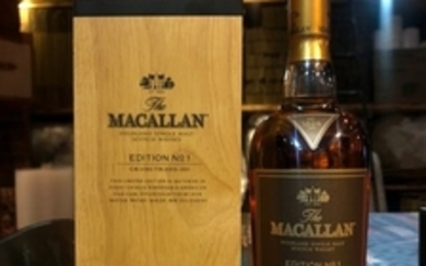 Macallan Edition No. 1 Limited Edition in Wooden Box- 700ml