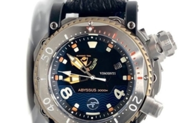 Visconti - Abyssus Pro Dive 3000M Titanium Diver Watch - W108-02-132-1408 - Men - NEW