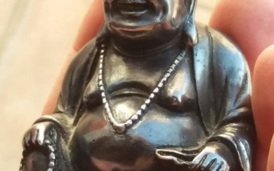 Smiling Buddha, splendid workmanship, 457 g