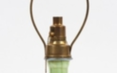 L.C. TIFFANY FAVRILLE GLASS SINGLE LIGHT LAMP 16 DIA