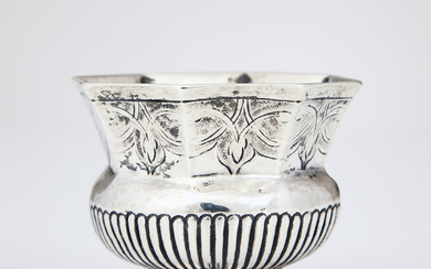 3161019. TIMOFEJ FILIPPOW SILUJANOW. A Russian silver charka/vodka cup, mark of Timofej Filippow Silujanow, Moscow 1755.