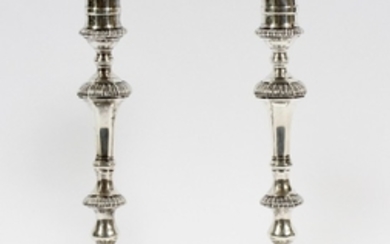TIFFANY CO. STERLING SILVER CANDLESTICKS PAIR 11 4.5 4.5 39.12 OZT