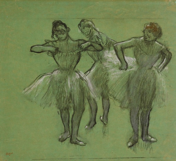 TROIS DANSEUSES, Edgar Degas