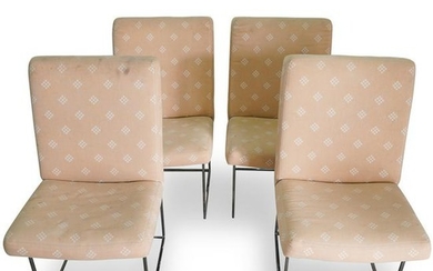 (4 Pc) Milo Baughman x Thayer Coggin Chrome Chairs