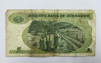 5 Dollars Zimbabwe