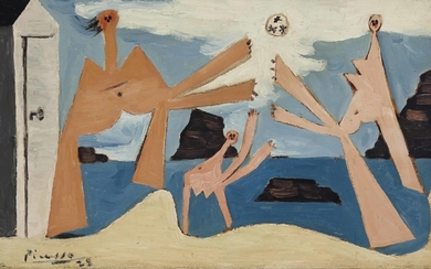 Pablo Picasso (1881-1973), Baigneuses au ballon