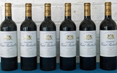 6 Bottles Chateau Haut Batailley Grand Cru Classe 2000