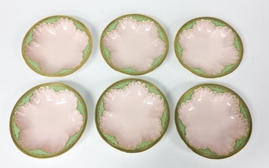 6 Royal Doulton for Tiffany & Co. Oyster Plates