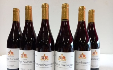 6 bouteilles de Bourgogne Passetougrain.... - Lot 19 - Enchères Maisons-Laffitte