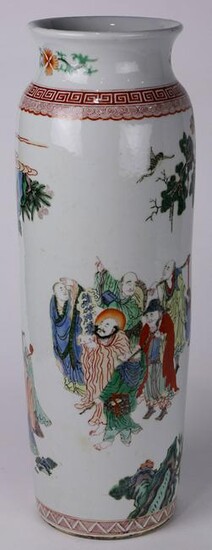 Chinese Rouleau Vase