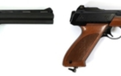 CROSSMAN MODEL 357 .177 CAL. PELLET GUN AND POWERLINE BB GUN PCS. BBL