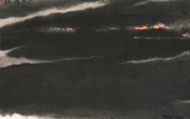 JIA YOUFU (B. 1942), Sunset
